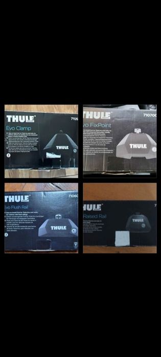 Material thule barras e kits