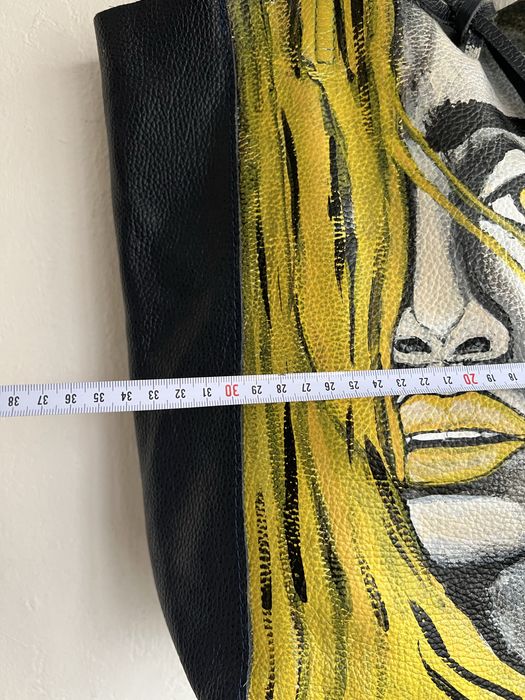 Shopperka malowana ręcznie