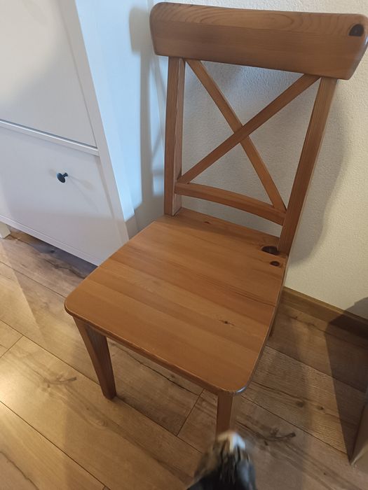 4 krzesła Ikea sosnowe