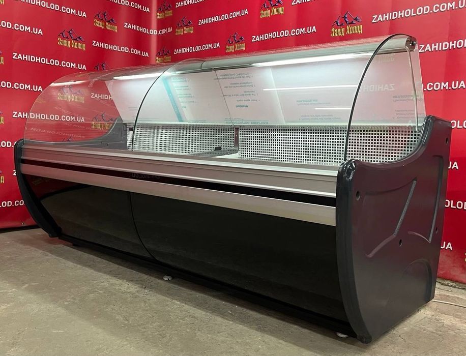 Холодильна вітрина.Горизонтальна вітрина.Gold.Холодильник продукції