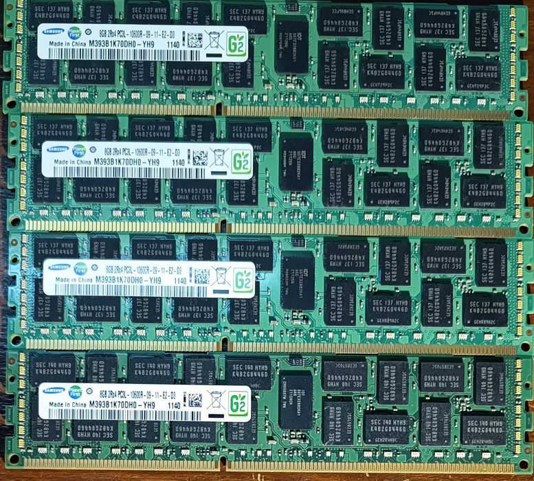 Memória RAM Samsung 8GB DDR3L 1333MHz PC3L-10600R ECC Registered