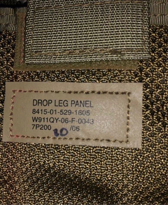 Panel Udowy / Drop Leg Panel - Allied Industries MBSS/MLCS/SFLCS Khaki