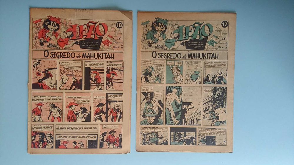 "O LEÃO" (Suplemento do TITÃ) -Col completa 18 fascículos com separata
