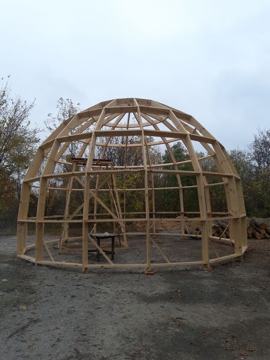 Каркас купольного дома