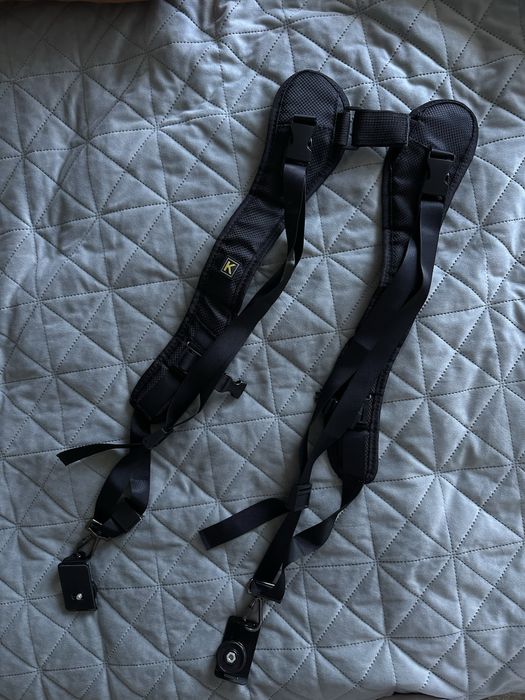 Ремінь для фотоаппарата на 2 камери для фотографа