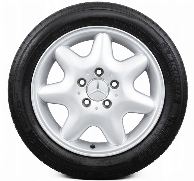 Jantes Mercedes-Benz W203 originais com pneus Michelin