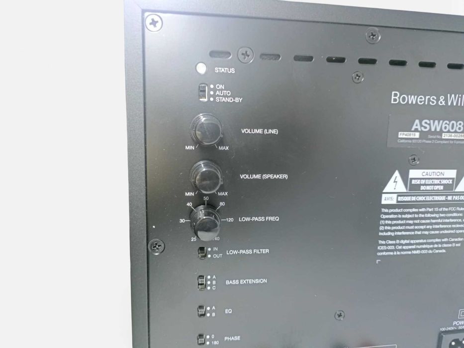 subwoofer bowers wilkins asw608 stan bardzo dobry
