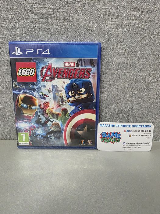 New Lego Marvel Avengers Avenger RUS Магазин Ps 4 5 Ps4 Ps5 Диск Обмін Гра Диски Ігри Sony Playstation