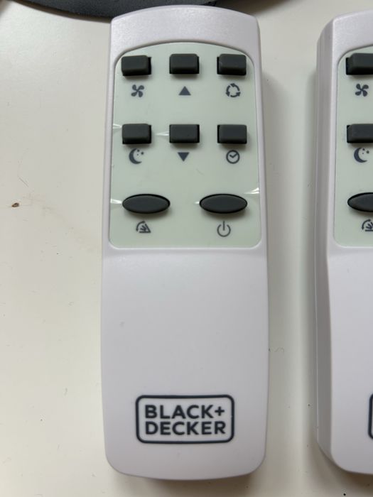 2 comandos ar condicionado black and decker