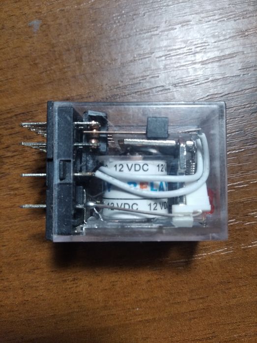 Реле електромеханічне (MY4) з індикацією 3А 12V DC