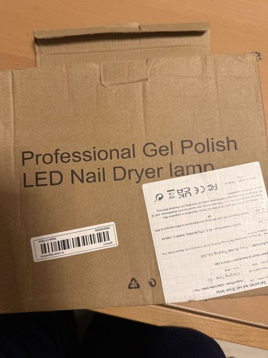 Secador de unha com sensor, lampada LED para unhas gel/gelinho