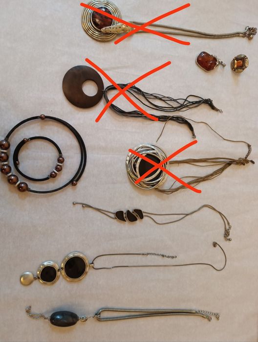 Vintage biżuteria- cena za komplet