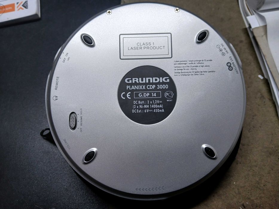 Leitor de CD's - Discman Grundig