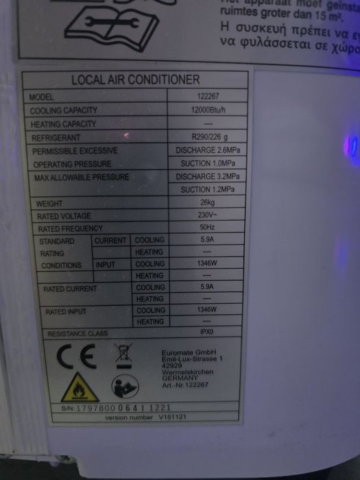 Klimatyzator przenośny
