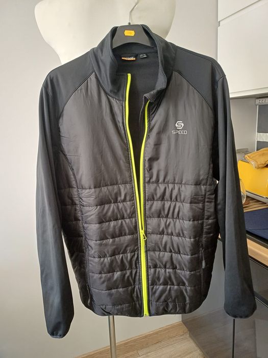 Cienka czarna kurtka męska Crivit rozm XL/XXL.