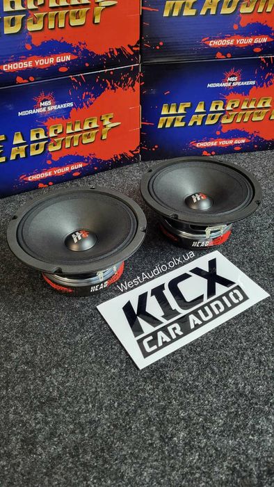 16см Оригінальні Kicx HeadShot M65/динаміки в авто/колонки/350Вт