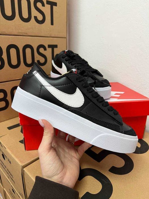Женские кроссовки Nike Blazer black Platfrom / Найк Блейзер 38 39 40