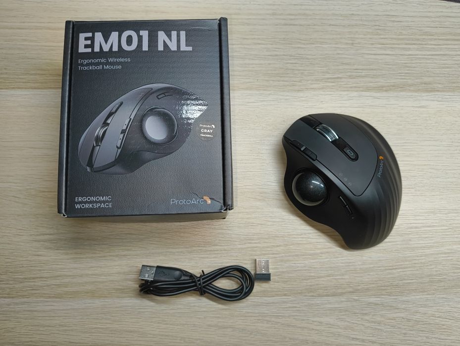 Myszka trackball Protoarc EM01 NL
