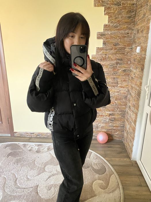 Куртка пуховик chanel