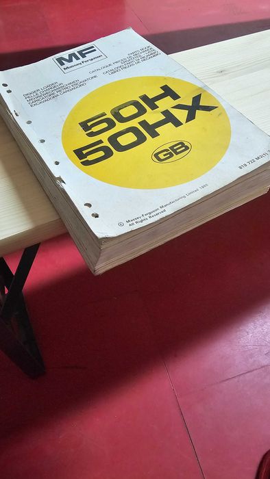 Massey Ferguson MF 50H / 50HX - Catálogo de peças