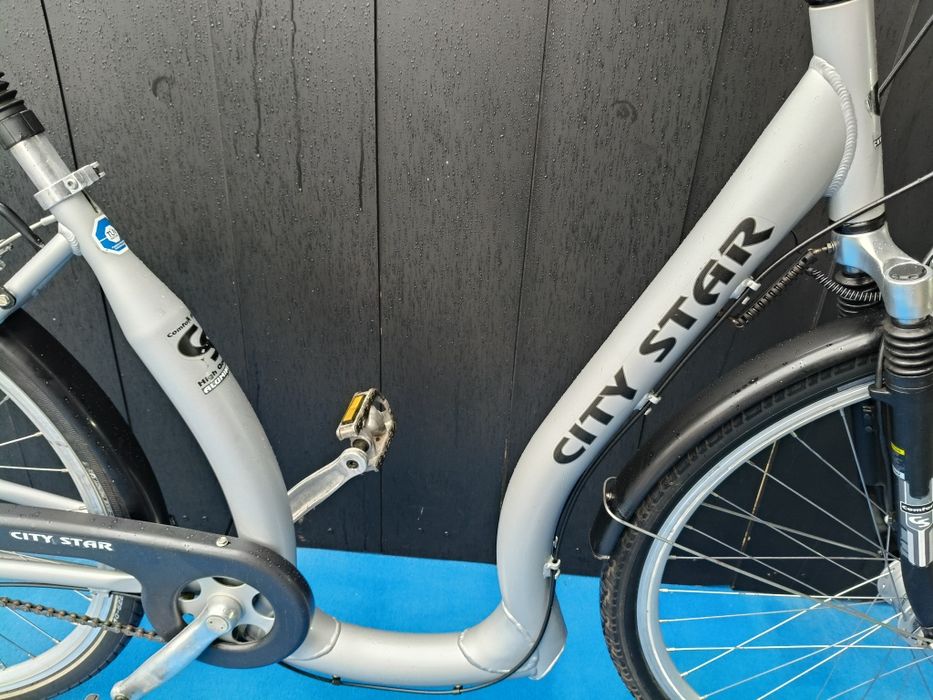 Rower damski Alu City Star 28cali Alu Niska rama Sram s7