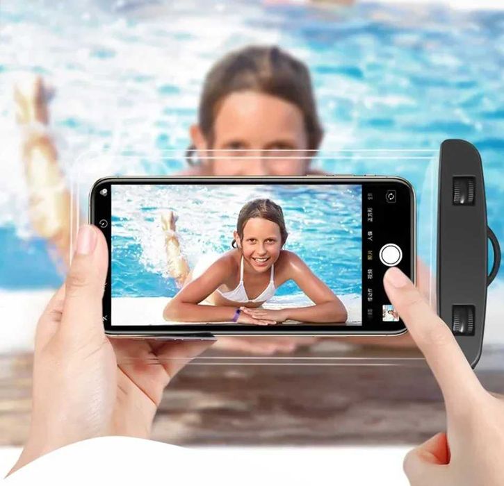 Bolsa Telemóvel à Prova de Água Para Natação Universal Subaquática NOV