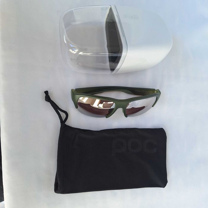 Okulary Sportowe Poc Define Epidote Green Translucent/Clarity Silver