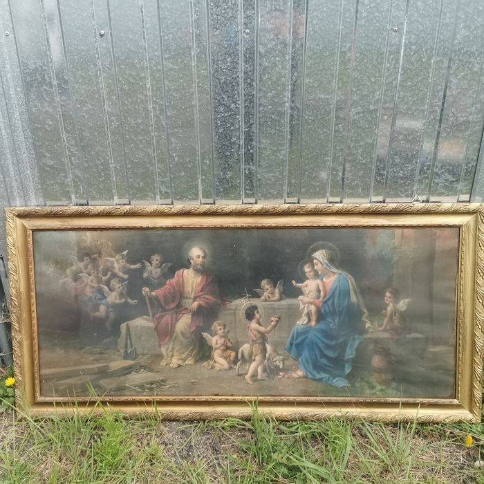 Sprzedam obraz Świętej Rodziny.