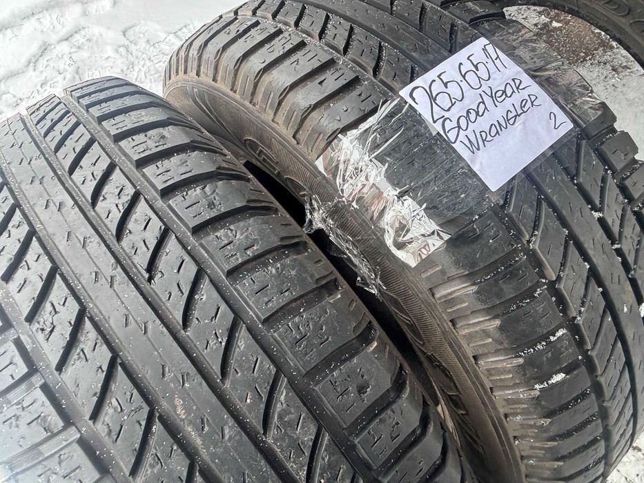 265-65-R17 GOODYEAR 2штуки джиповская всесезонная резина GERMANY 2022