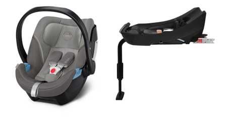 Fotelik Cybex Aton 5 razem z bazą Isofix