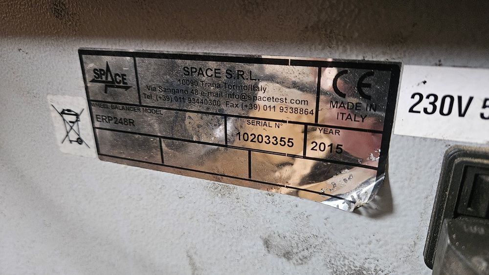 Wyważarka SPACE  ERP 248R uszkodzona
