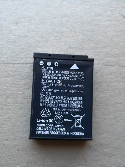 Nikon EN-EL12 bateria original 3,7V_1050mAh;para Nikon compacta S9300