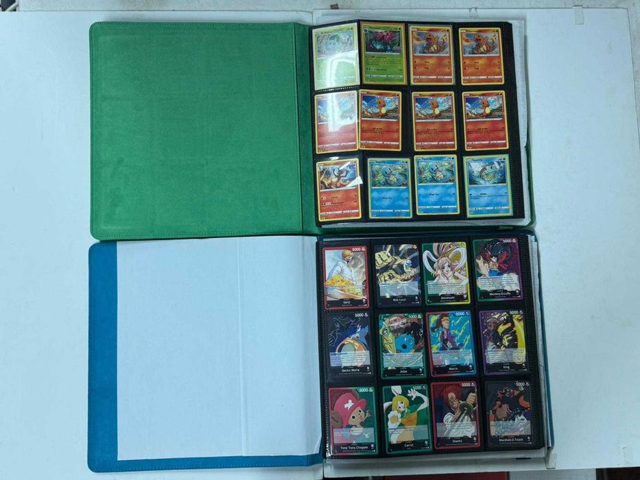 Bulk Cartas de Pókemon / Yugi-oh / One Piece / Vanguard + Binders