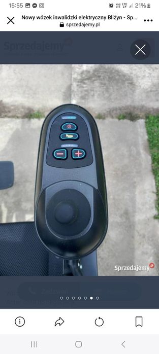 Wozek inwalidzki elektryczny nowy antar