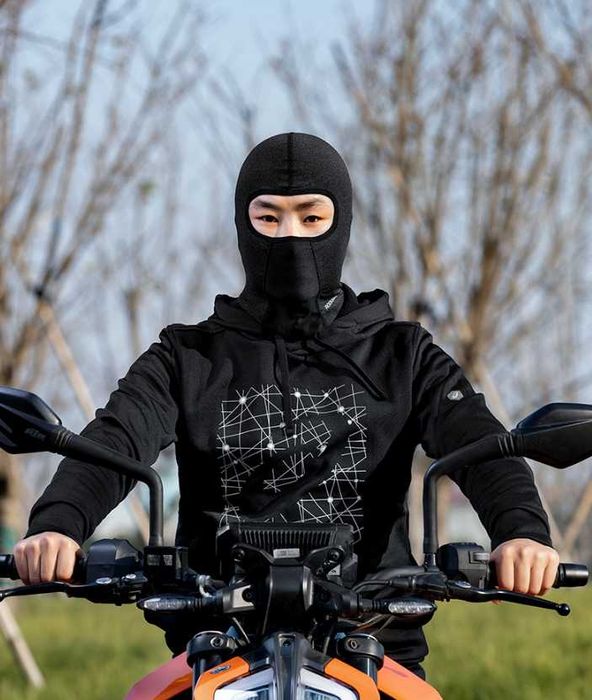 Теплая флисовая балаклава ROCKBROS LF8010 зимняя подшлемник лыжная