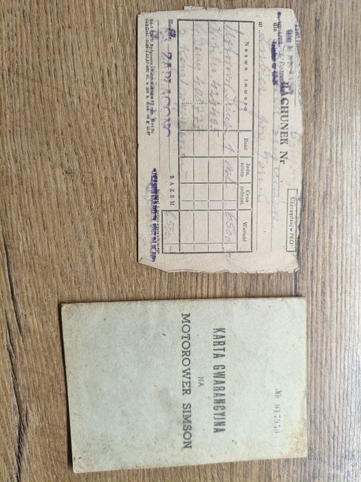 Simson SR2 zarej. na zabytk. zam. 125