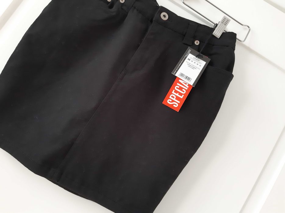 Nowa spodnica Top Secret, rozm. 34, czarna, jeans