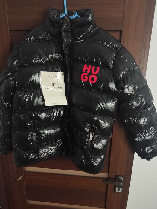 Nowa śliczna kurtka męska xl Hugo Boss lakierowana zimowa