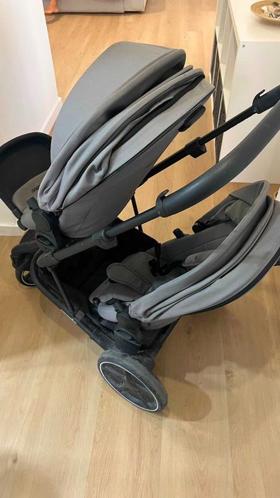 Carrinho de Gémeos Easywalker – Cinzento