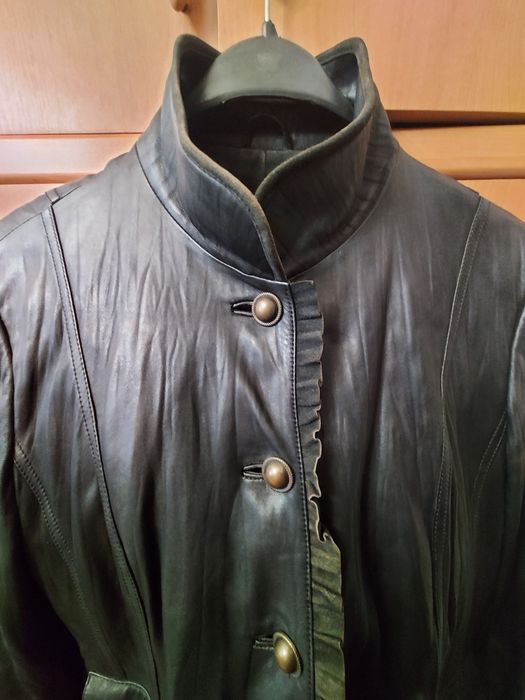 Куртка кожаная б/у