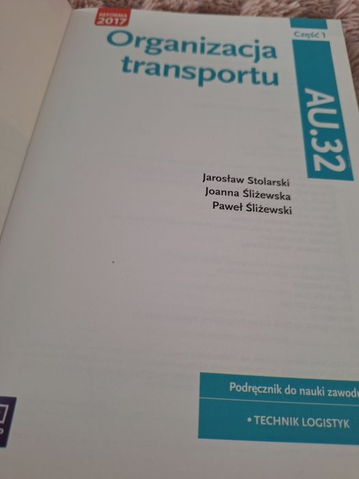 Podręcznik Organizacja transportu AU.32 część 1 i 2 Logistyk