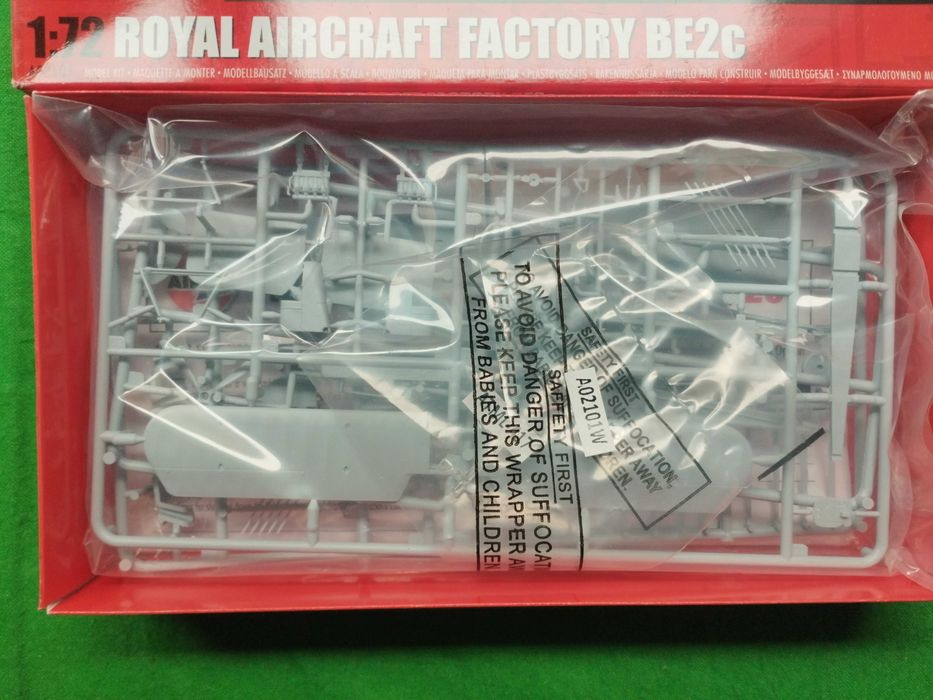 1/72 Airfix AX02101 Royal Aircraft Factory BE.2c RFC RAF kit modelismo