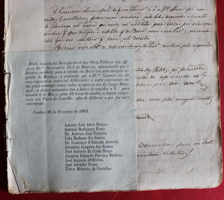 Coimbra 1863 e 1864 em parte, notas para a história da cidade (Reserva NBA)