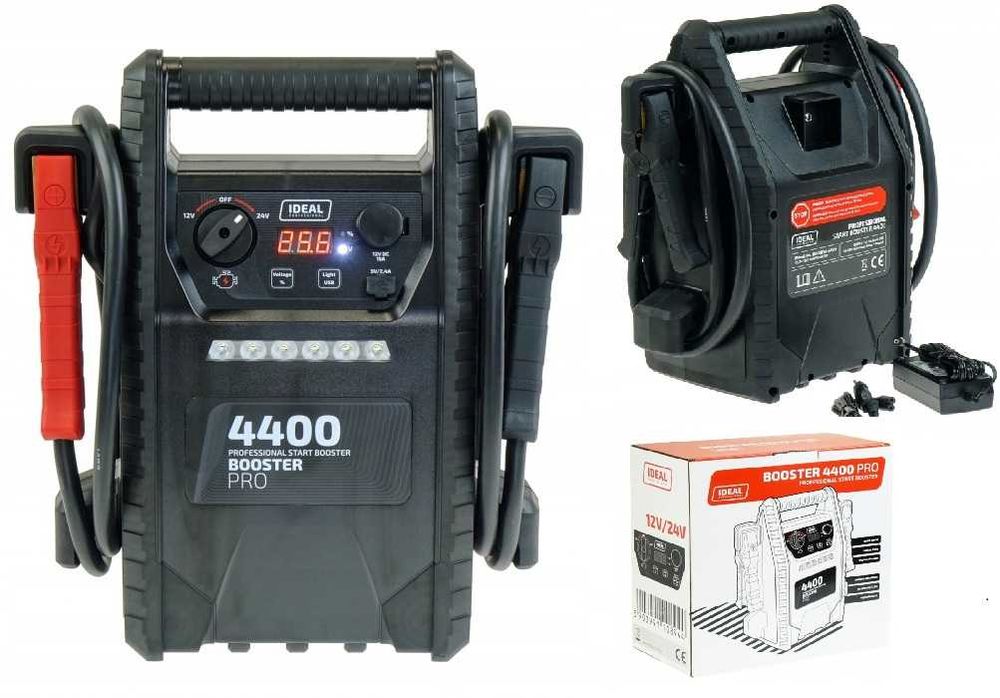 Urządzenie rozruchowe BOOSTER 4400 PRO IDEAL rozruch 4400A