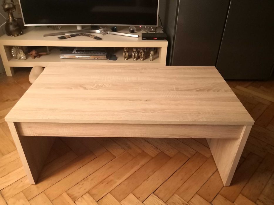 Ława z uchylnym blatem