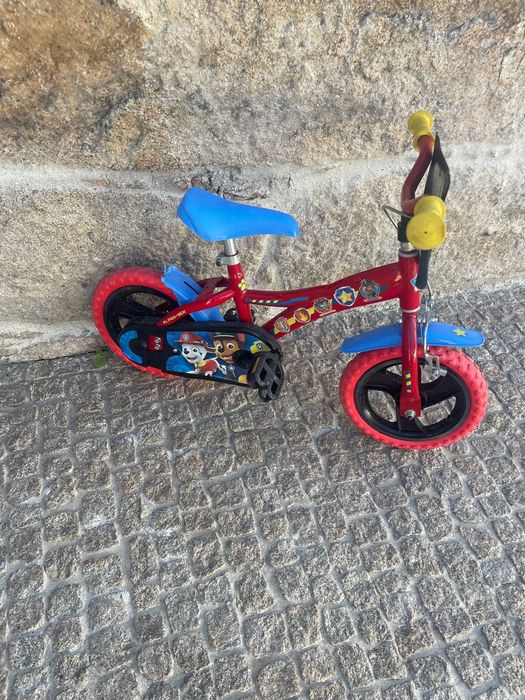 Bicicleta Infantil Patrulha Pata – Excelente Estado