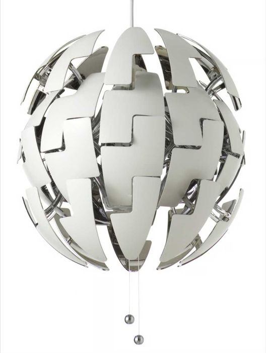 Candeeiro IKEA PS 2014 branco/cor de cobre+prateado