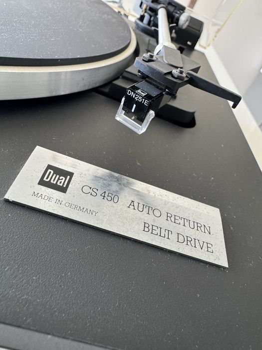 GIRA DISCOS DUAL CS450 AUTO RETURN BELT DRIVE