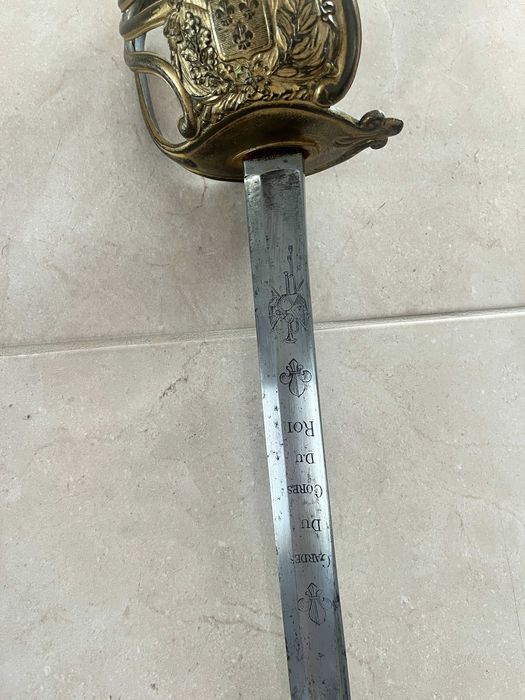 Szabla francuska kawalerii – szeregowy Korpus Ochrony Króla