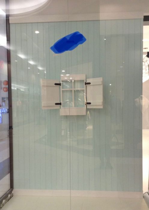 Ściana ozdobna z boazerii, miętowa, deski ozdobne drewno